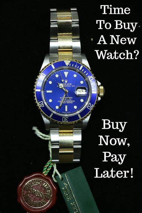 rolex buy now pay later uk|best way to buy rolex.